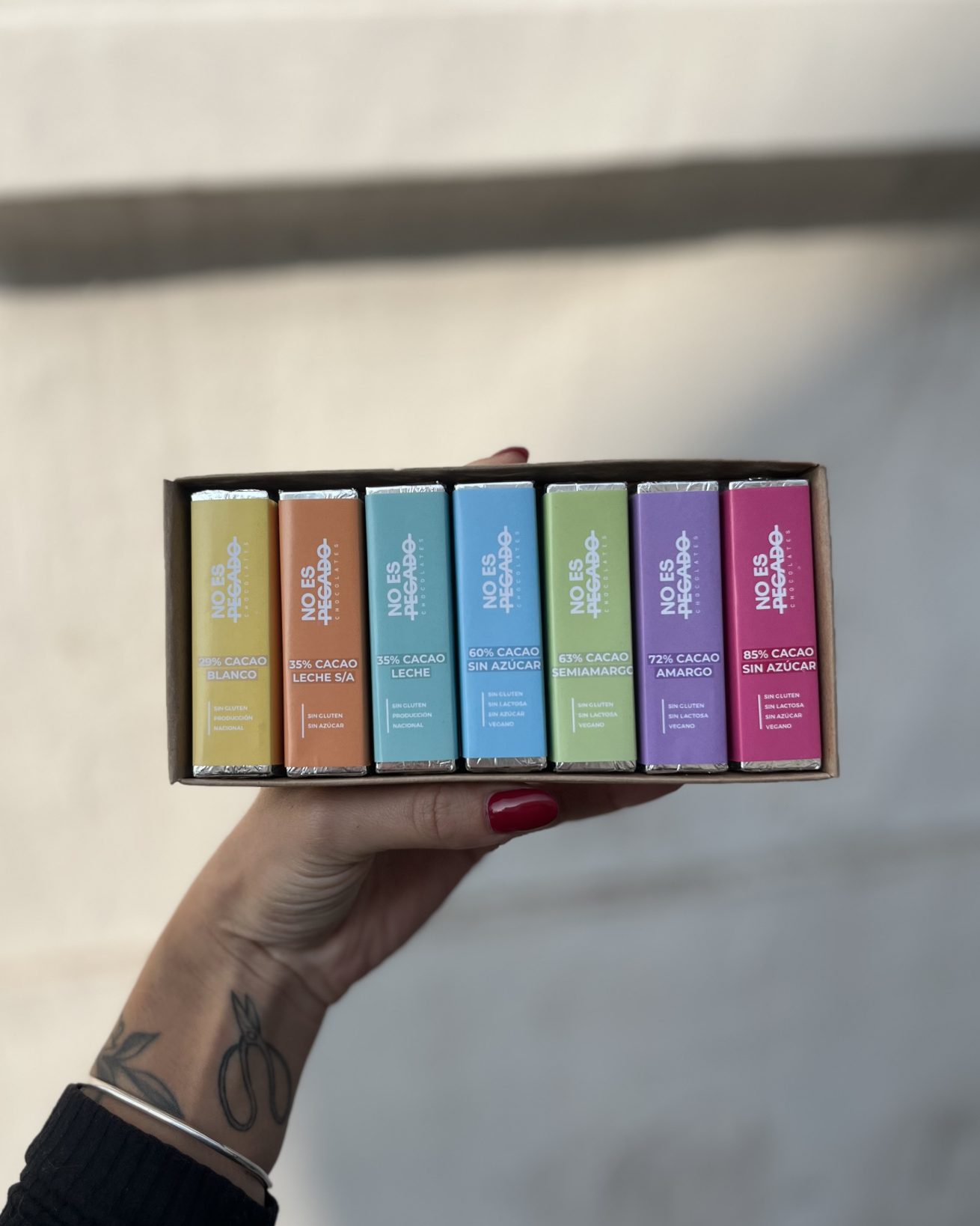 Caja Barritas de Chocolate No Es Pecado