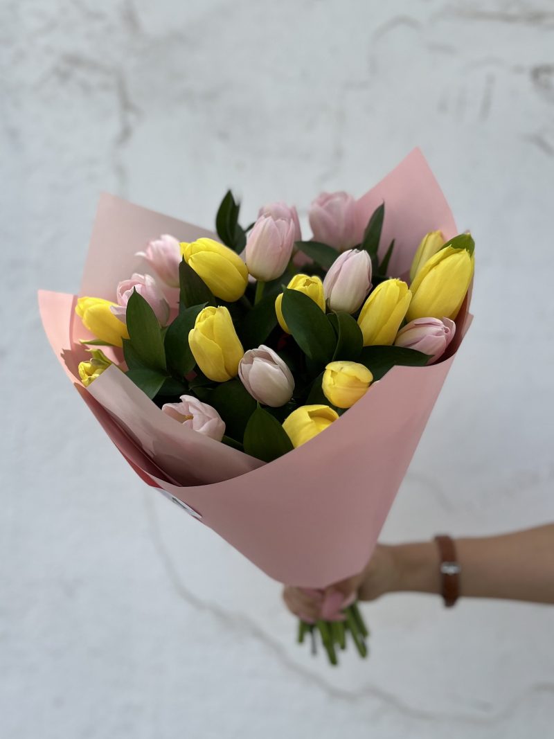 Ramo 20 Tulipanes Bicolor